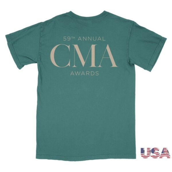 Cmaworld Store Merch 59Th Cma Awards Crest T-Shirt