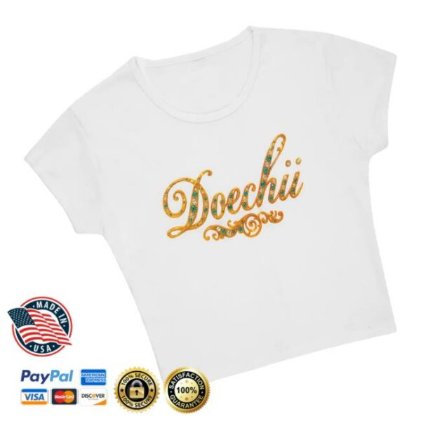 Top Dawg Entertainment Merch Store Doechii Jewel Baby Tee White
