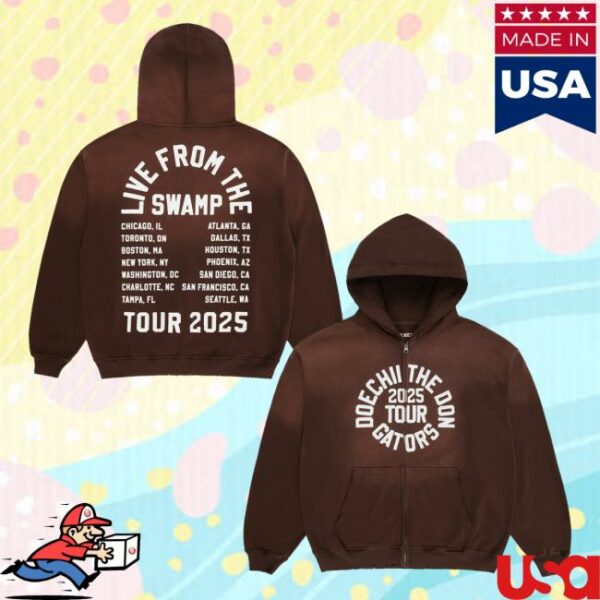 Top Dawg Entertainment Merch Store Doechii Lfts Tour Zip Hoodie
