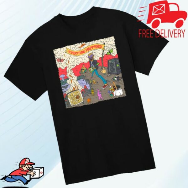 Stacked Like Pancakes Store Merch Everything Happens Black Tee