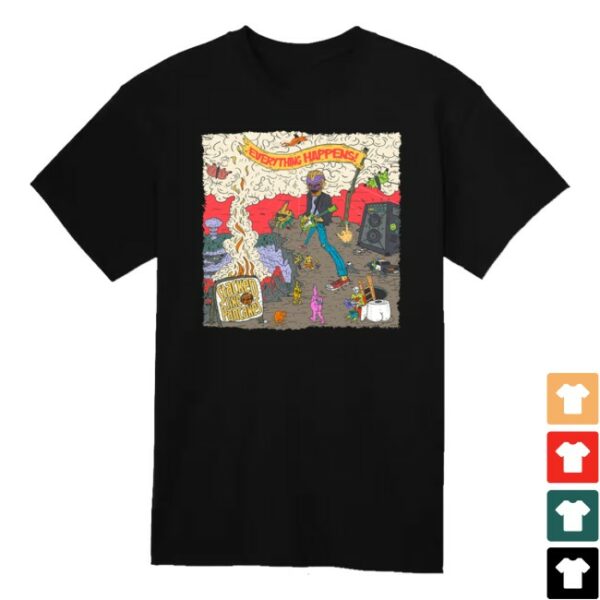 Stacked Like Pancakes Store Merch Everything Happens Black Tee