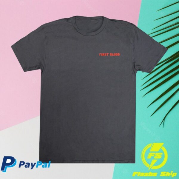 Half Face Blades Store Merch Hfb First Blood Tee