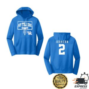 Kentuckybranded Merch Store Jasper Johnson Ky Til I Die Basket Performance Hoodie