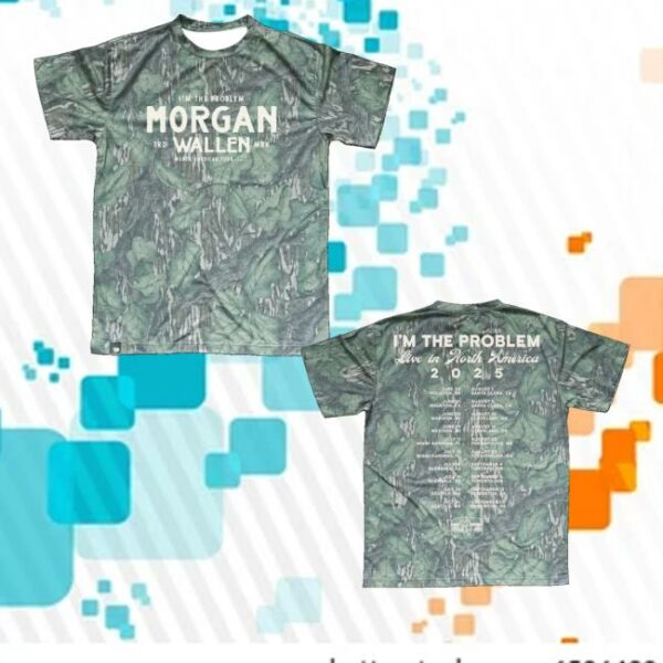 Morgan Wallen Shop Merch I’m The Problem Tour Camo T-Shirt