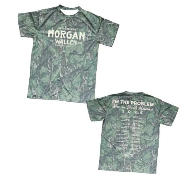 Morgan Wallen Shop Merch I’m The Problem Tour Camo T-Shirt
