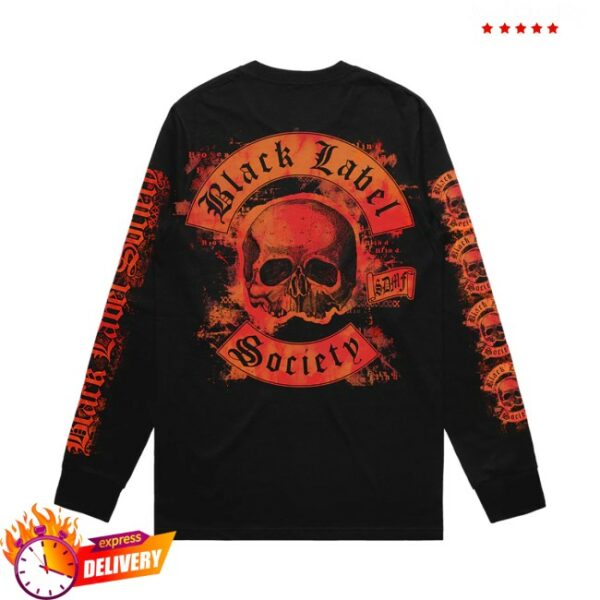 Black Label Society Store Merch Broken And Blind Longsleeve Tee