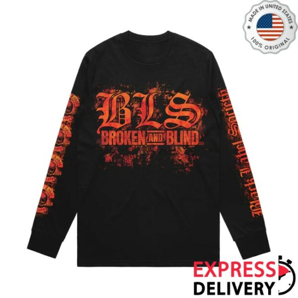 Black Label Society Store Merch Broken And Blind Longsleeve Tee