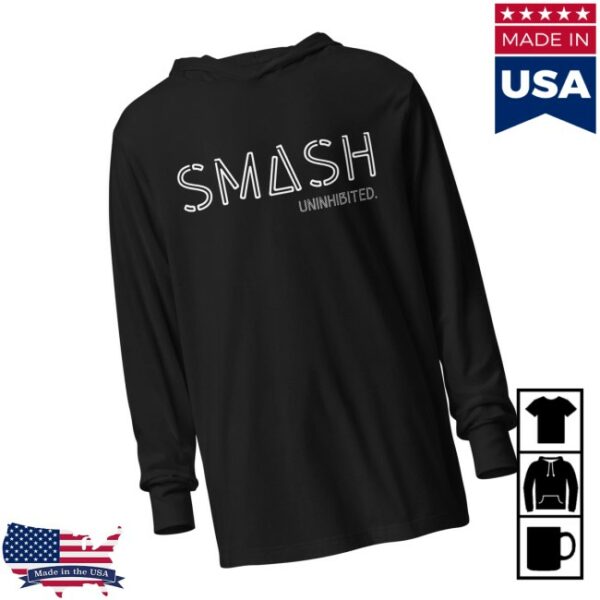 Smash Fitness Store Merch Smash Hooded Long-Sleeve Tee