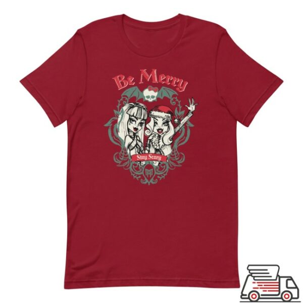 Creations Store Merch Monster High Be Merry Stay Scary Red T-Shirt