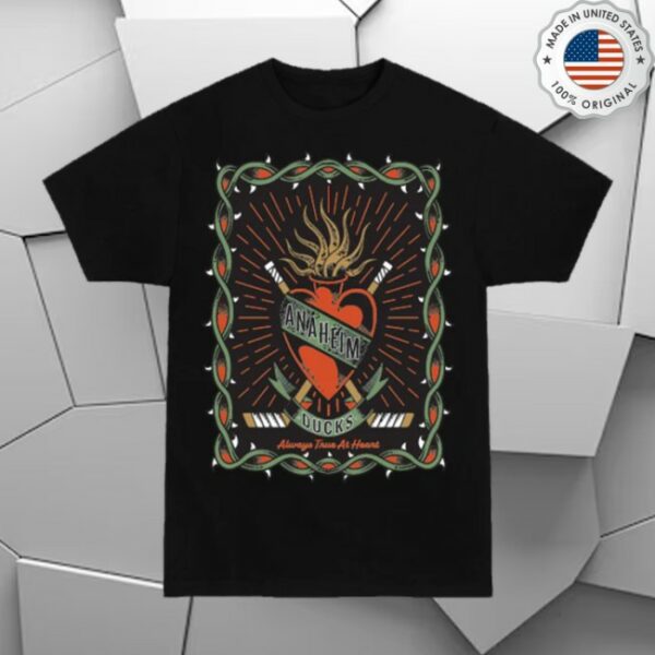 Anaheim Team Store Merch Always True At Heart Tee