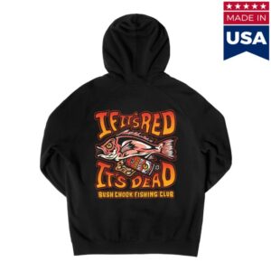 Bush Chook Store Merch Gutted Black Hoodie
