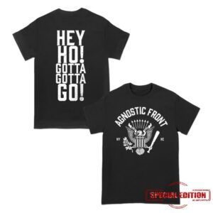 Allinmerch Store Agnostic Front 2025 Ramones Tee