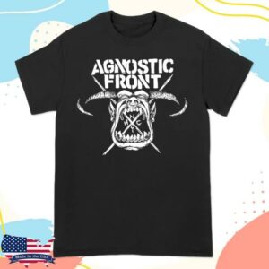 Allinmerch Store Agnostic Front Eliminator Face Tee