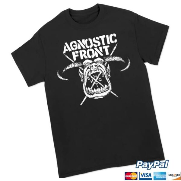 Allinmerch Store Agnostic Front Eliminator Face Tee