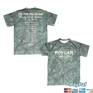 Morgan Wallen Merch Store I’m The Problem Tour Camo T-Shirt