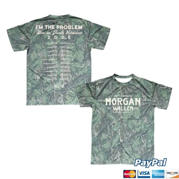 Morgan Wallen Merch Store I’m The Problem Tour Camo T-Shirt