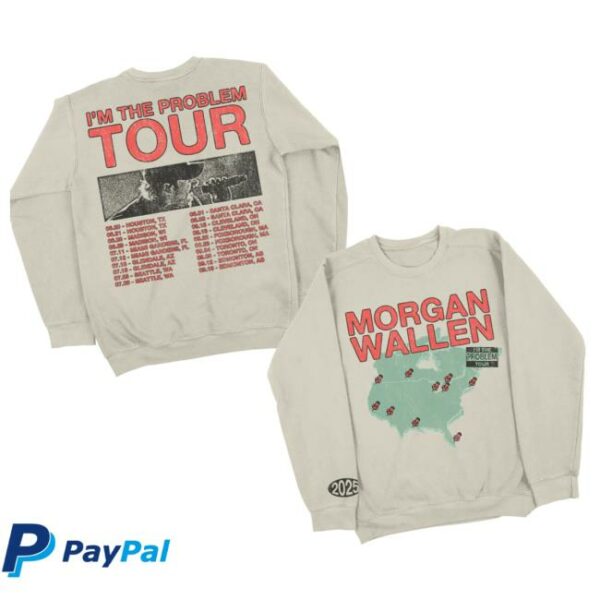 Morgan Wallen Merch Store I’m The Problem Tour Crewneck