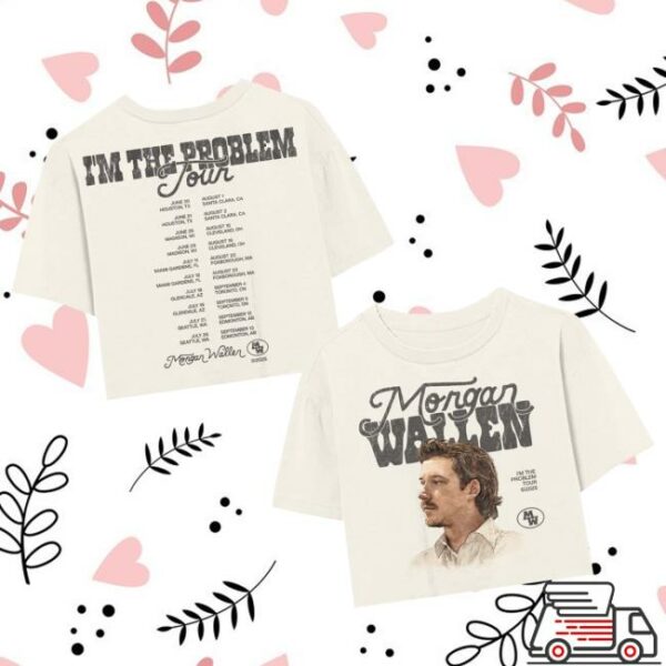 Morgan Wallen Merch Store I’m The Problem Tour Cropped T-Shirt