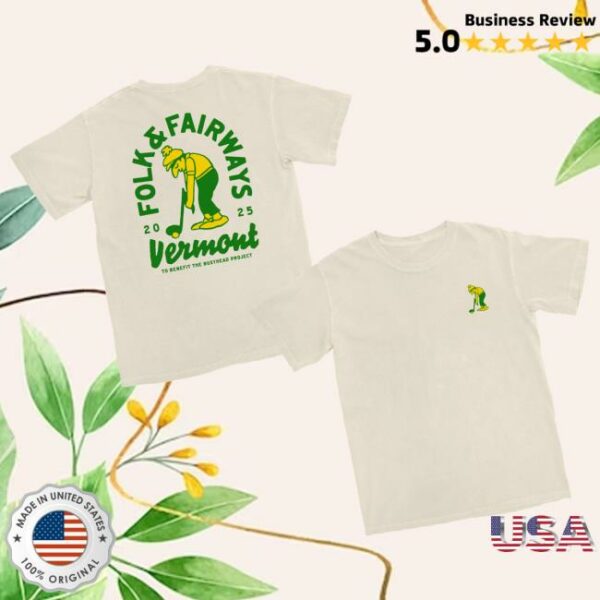 The Busyhead Project Merch Store 2025 Folk And Fairways Putter Tee