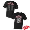 kenny Billy Idol Store Merch Pink Scratch Billy 2025 Tour Black T Shirta
