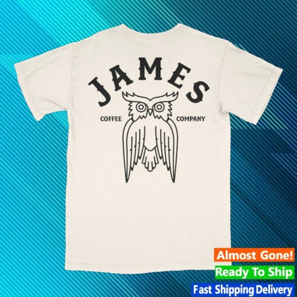 James Coffee Co Store Merch James Arch Logo Shop T-Shirt