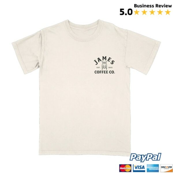 James Coffee Co Store Merch James Arch Logo Shop T-Shirt