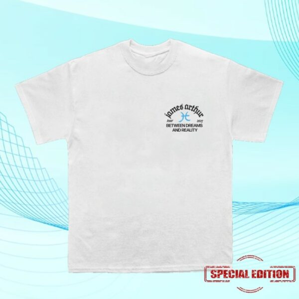 James Arthur Store Merch Pisces Tracklist Tee
