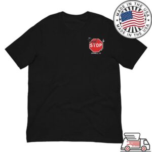 The Vinyl Stop Store Merch Bella Canvas Shop Black Tee