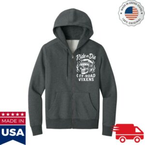 Offroad Vixens Store Merch Raise Hell Zip Up Hoodie
