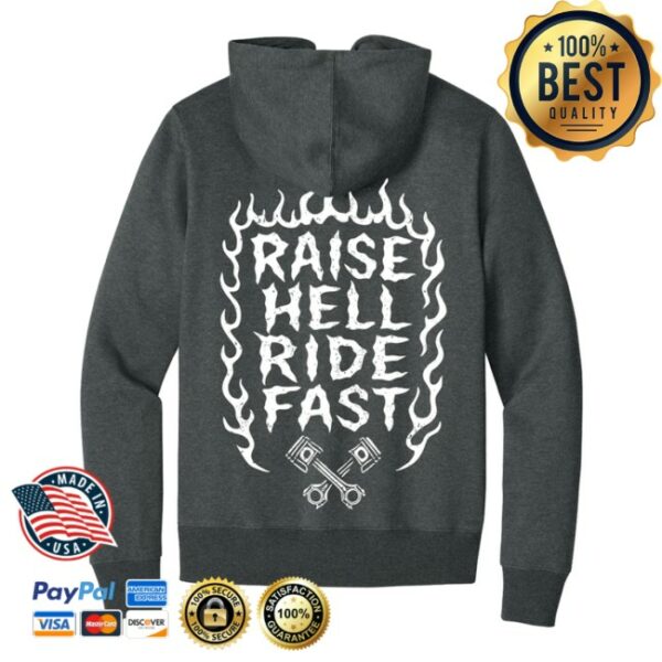 Offroad Vixens Store Merch Raise Hell Zip Up Hoodie