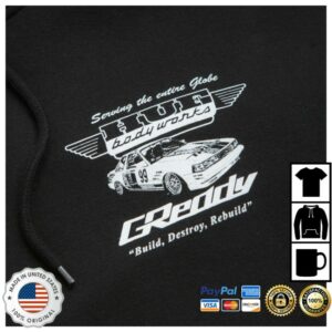 Flatspot Store Merch Huf X Greddy Body Works Hoodie