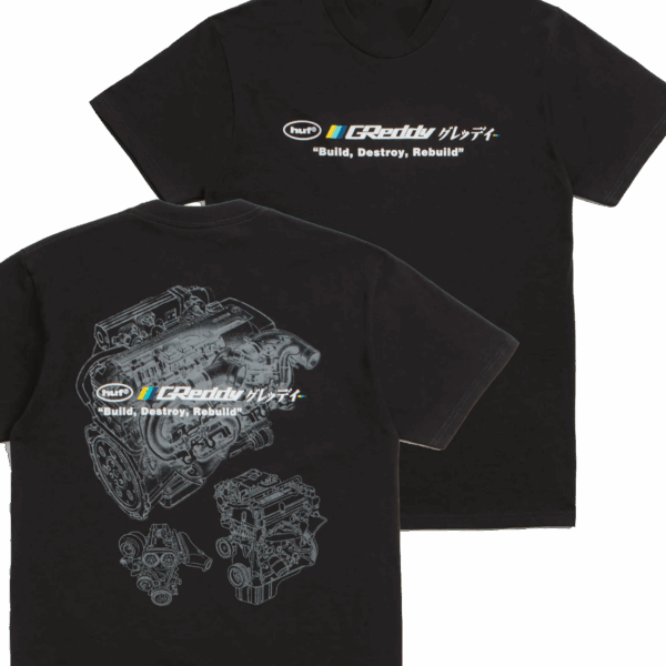 Flatspot Store Merch Huf X Greddy Motors T-Shirt