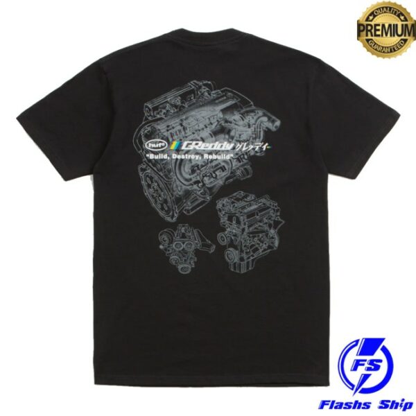 Flatspot Store Merch Huf X Greddy Motors T-Shirt