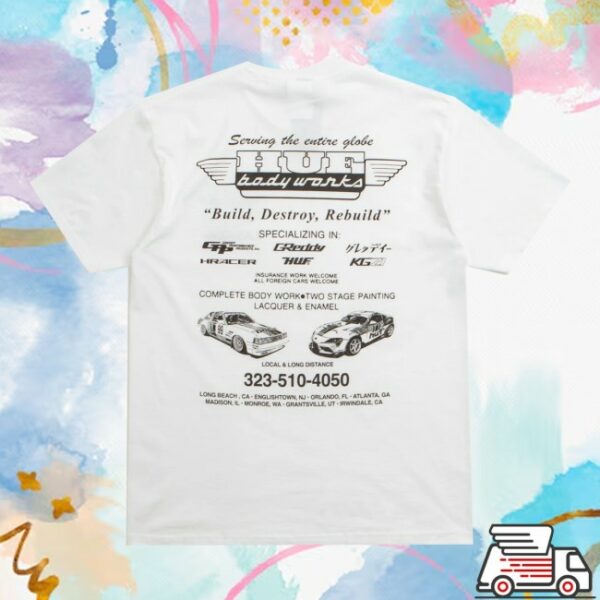 Flatspot Store Merch Huf X Greddy Body Works T-Shirt
