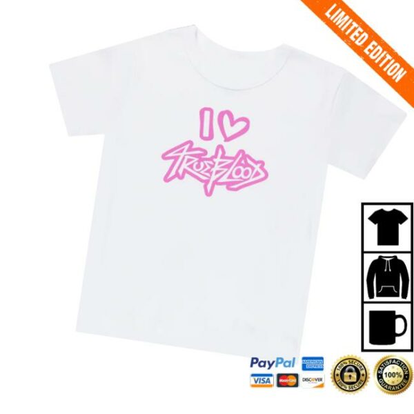 Truebloodtheband Shop Merch I Love Trueblood Tee
