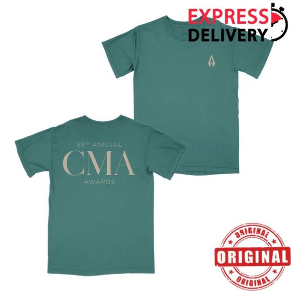 Cma World Merch Store 59Th Cma Awards Crest T-Shirt
