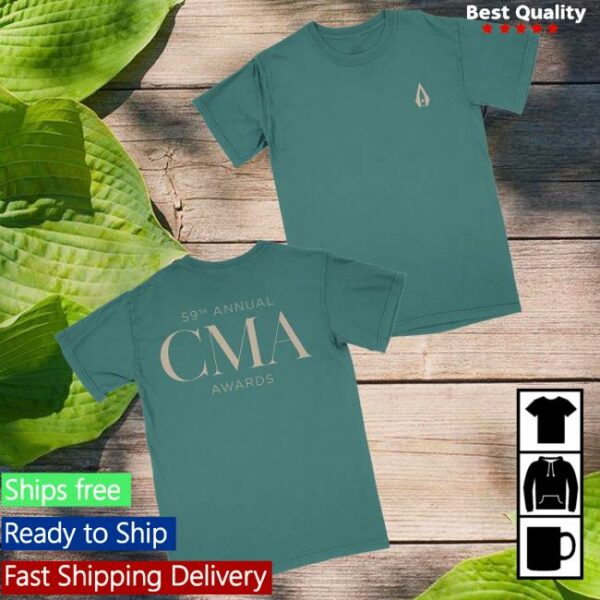 Cma World Merch Store 59Th Cma Awards Crest T-Shirt