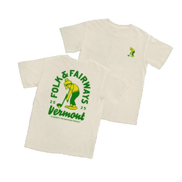 The Busyhead Project Merch Store 2025 Folk And Fairways Putter Tee