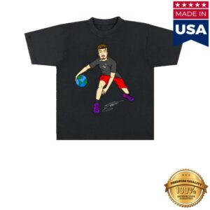 Nnsquad Store Merch Dribbling The World Black T Shirt