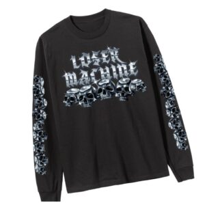 Loser Machine Store Merch Crystal Skulls Ls Stock T-Shirt