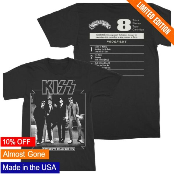 Kiss Official Store Merch Dressed To Kill Since 1975 T-Shirt