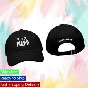 Kiss Official Store Merch Rock And Roll All Nite Dtk Dad Hat