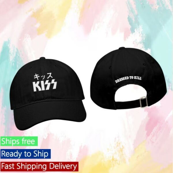 Kiss Official Store Merch Rock And Roll All Nite Dtk Dad Hat