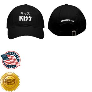 Kiss Official Store Merch Rock And Roll All Nite Dtk Dad Hat