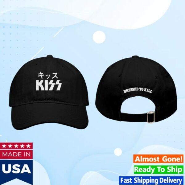 Kiss Official Store Merch Rock And Roll All Nite Dtk Dad Hat