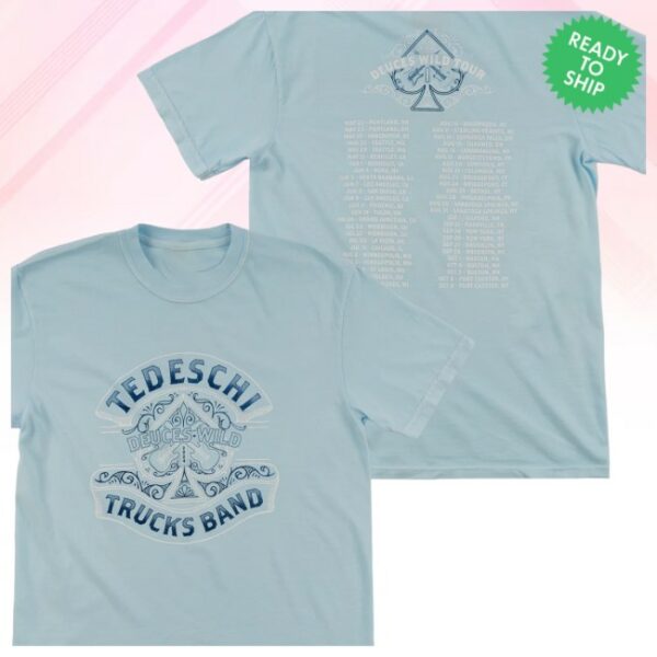 Tedeschi Trucks Band Store Merch Deuces Wild Spade Tour T-Shirt