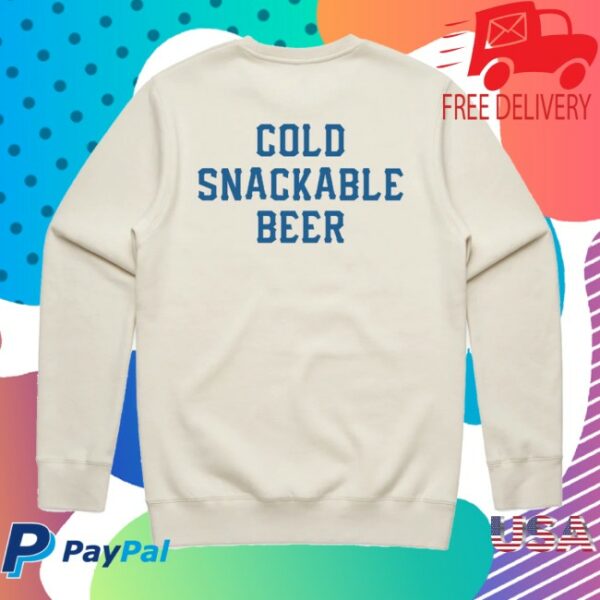 Montucky Cold Snacks Store Merch Cold Snackable Beer Crewneck