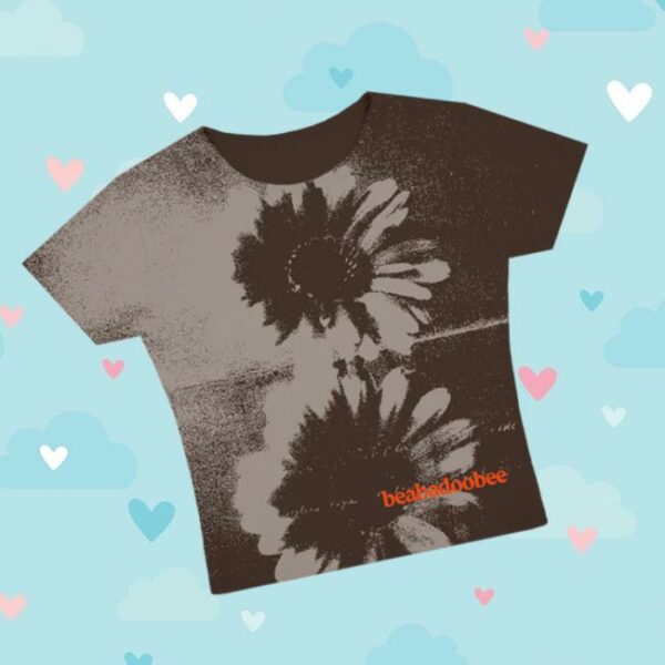 Beabadoobee Merch Store Fake It Flowers Baby Tee