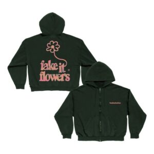 Beabadoobee Merch Store Fake It Flowers Zip Hoodie