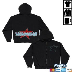 Beabadoobee Merch Store Star Zip Hoodie